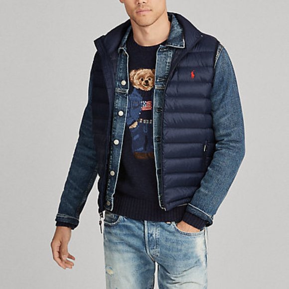 Polo Ralph Lauren Pony Full Zip Down Packable Vest - Picture 3 of 7